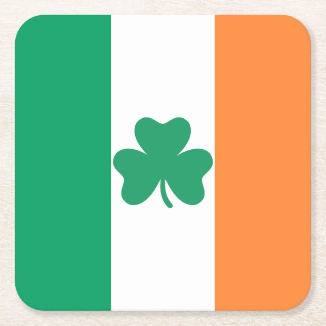 Irland Rechteckiger Pappuntersetzer (Vorderseite)