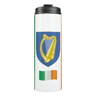 Irland Reisemugge, patriotische irische Flagge Thermosbecher