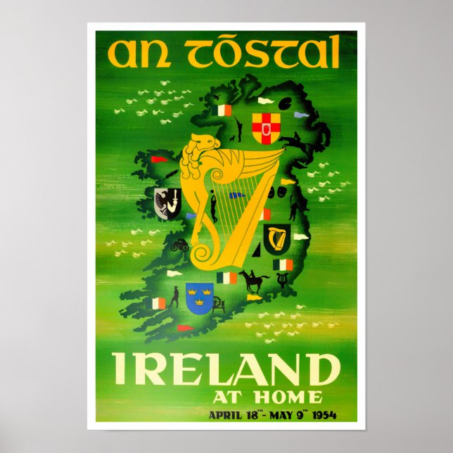 Irland Reiseplakat Poster (Vorne)