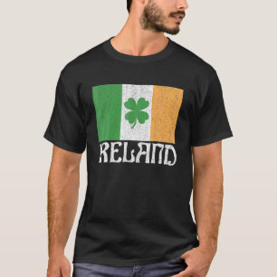 Irland Retro Irish Flag Irish St Patricks Day Wom T-Shirt