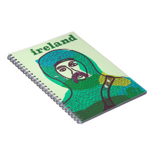 Irland Ritter Vintage Reiseplakat Notizblock