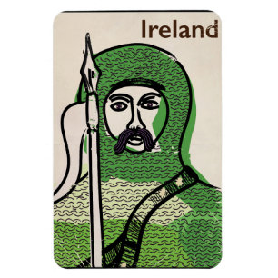 Irland Ritter Vintage-Reiseposter Magnet