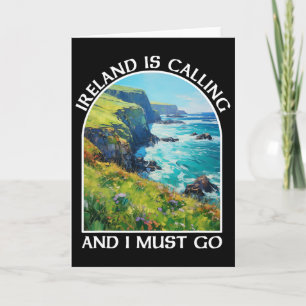 Irland ruft und ich muss gehen St. Patrick's Day Karte