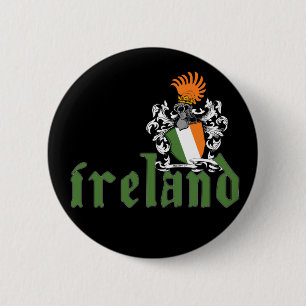 Irland-Schild-Knopf Button