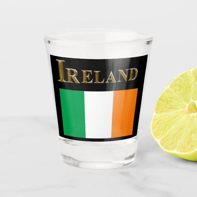 IRLAND SCHNAPSGLAS (Vorderseite)
