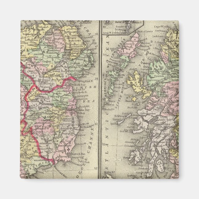 Irland, Schottland Magnet (Vorne)