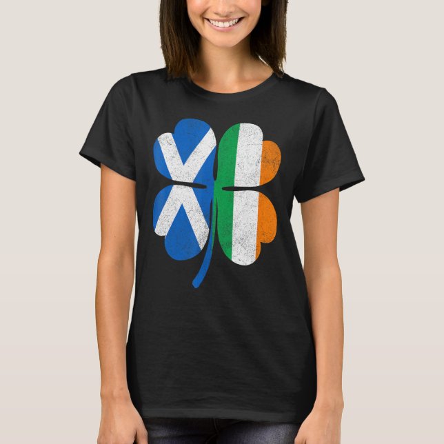 Irland Scotland St Patricks Day Scottish Irish T-Shirt (Vorderseite)