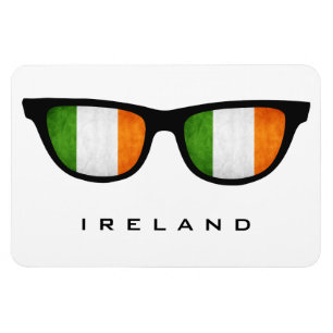 Irland Shades benutzerdefinierte Text- und Farbmag Magnet