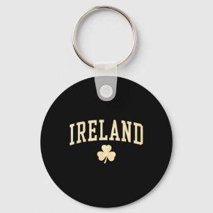 Irland Shamrock Kleeblatt Irisches Glück Grün Vint Schlüsselanhänger