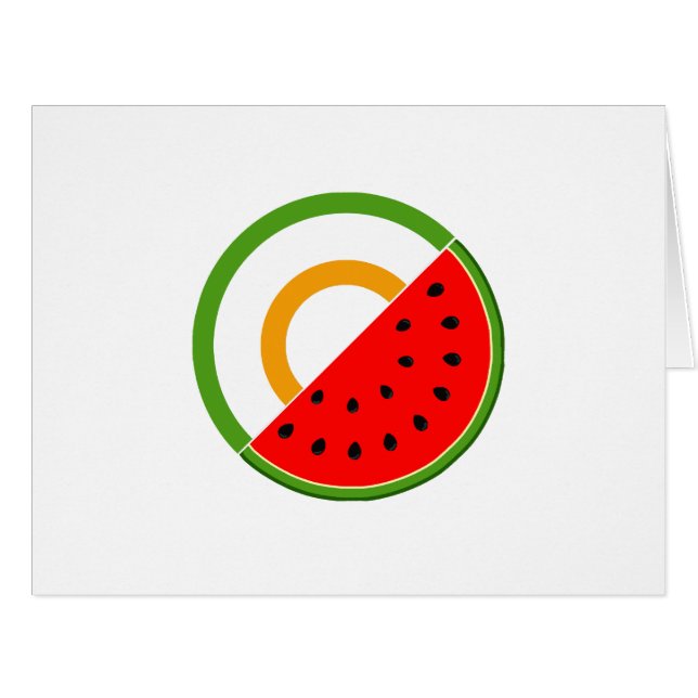 IRLAND STEHT MIT PALÄSTINA - Wassermelone (Vorderseite (Horizontal))