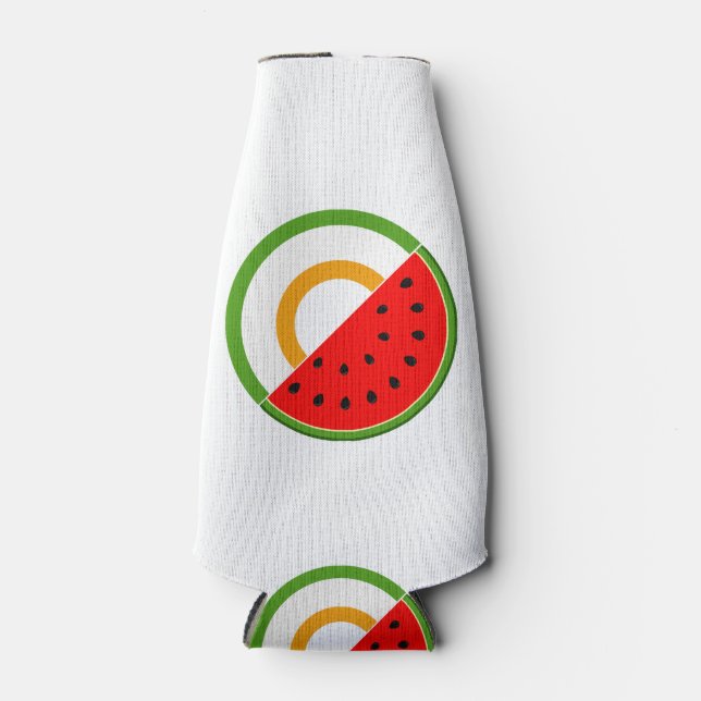 IRLAND STEHT MIT PALÄSTINA - Wassermelone Flaschenkühler (Vorderseite)