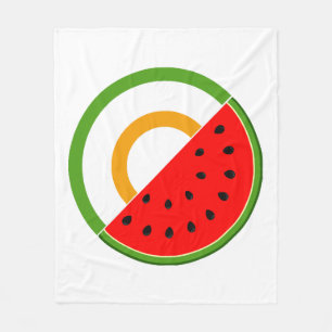 IRLAND STEHT MIT PALÄSTINA - Wassermelone Fleecedecke