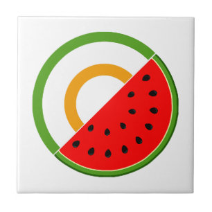 IRLAND STEHT MIT PALÄSTINA - Wassermelone Fliese