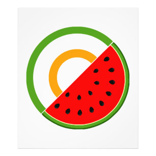 IRLAND STEHT MIT PALÄSTINA - Wassermelone Fotodruck