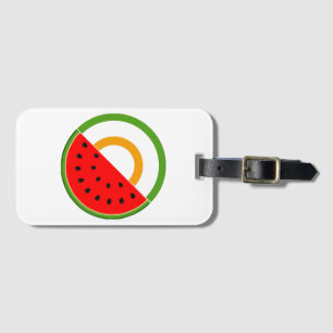 IRLAND STEHT MIT PALÄSTINA - Wassermelone Gepäckanhänger