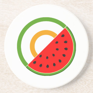 IRLAND STEHT MIT PALÄSTINA - Wassermelone Getränkeuntersetzer