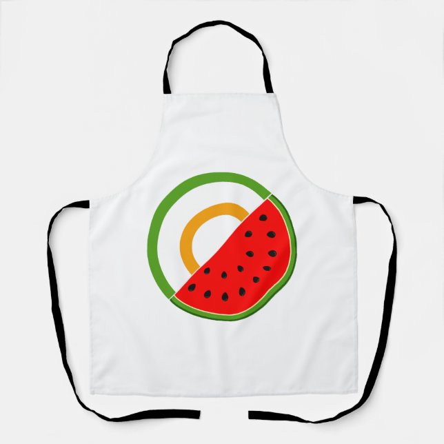 IRLAND STEHT MIT PALÄSTINA - Wassermelone Schürze (Vorderseite)