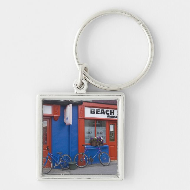 Irland, Strandhill. Schaufenster mit Fahrrädern Schlüsselanhänger (Vorne)