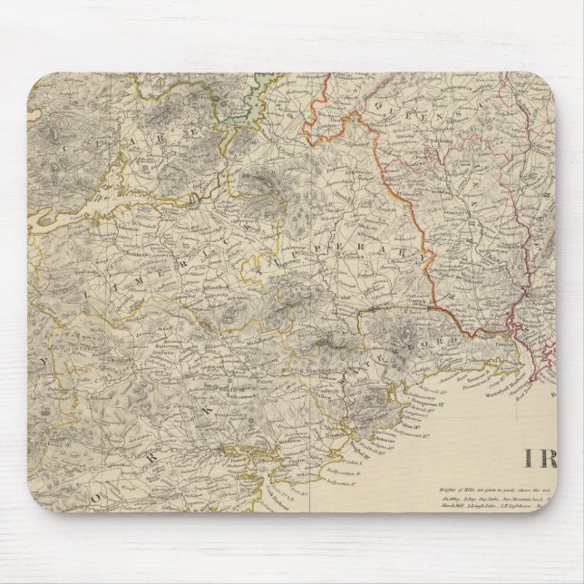 Irland Südseite Mousepad (Vorne)