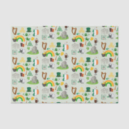Irland Symbole Seidenpapier