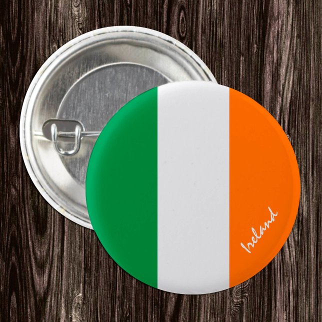 Irland-Taste, patriotische irische Flagge Button (Von Creator hochgeladen)