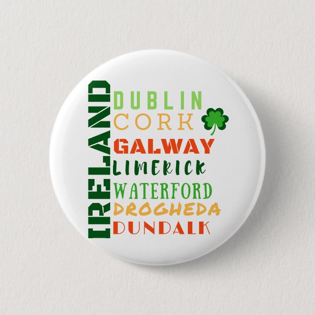 IRLAND U-BAHN BUTTON (Vorderseite)
