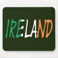 Irland Überlaid auf Irish Flag mps