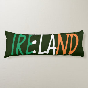 Irland überschneidet sich mit irischer Flagge Seitenschläferkissen