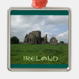 Irland-Verzierungs-Iren ruinieren Hore Abtei Silbernes Ornament