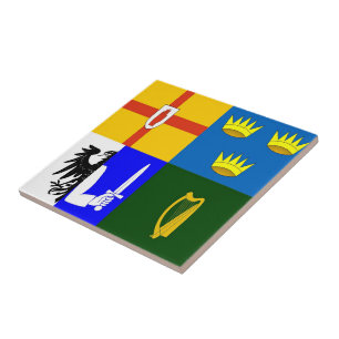 Irland vier Provinzen Fliese