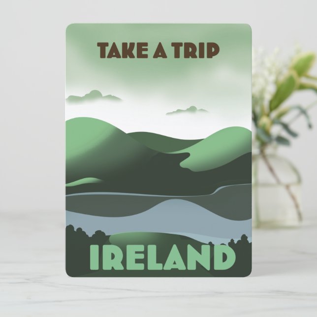 Irland Vintages Reiseplakat (Stehend Vorderseite)