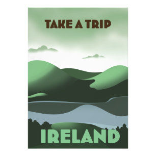 Irland Vintages Reiseplakat Fotodruck