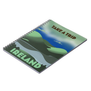 Irland Vintages Reiseplakat Notizblock