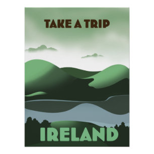 Irland Vintages Reiseplakat Poster