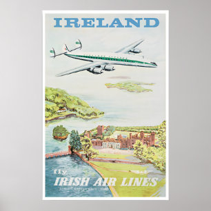 Irland-Wandkunst-Reiseposter-Druck Poster