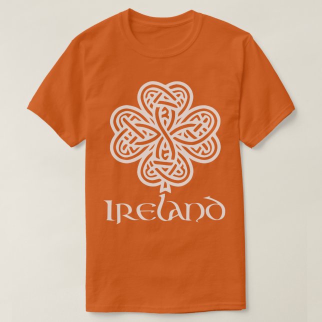 Irland weiß T-Shirt (Design vorne)