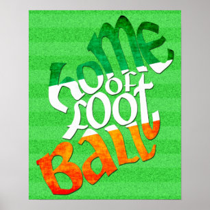 Irland Zuhause Football GAA Poster