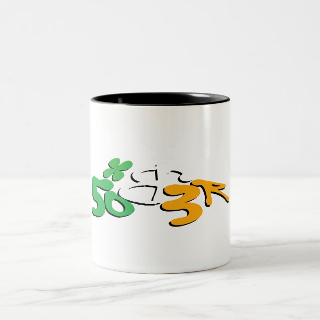 Irlandais assagissez la tasse de café (50B3R) (Centre)