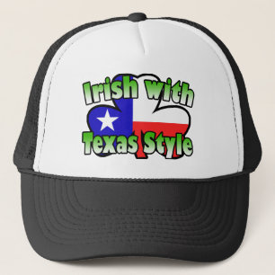 Irlandais avec le casquette de style du Texas