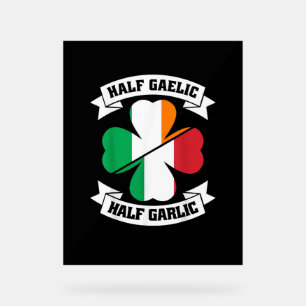 Irlandais Italien Demi Gaelic Demi Garlic Saint Pa