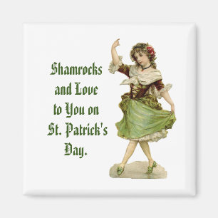 Irlandais Miss Carré Magnet