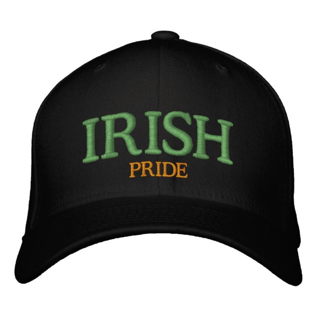 Irlandais Pride brodé Casquette 1b (Devant)