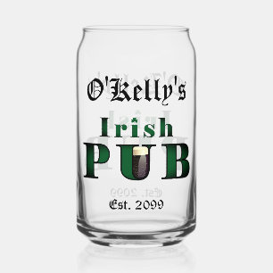 Irlandais Pub Bar Pint Bière Can Verre Boire