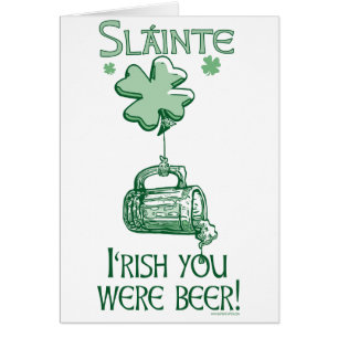 Irlandais vous étiez vitesse de bière
