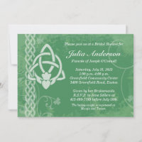 Irlande Claddagh Bridal Shower Invitation