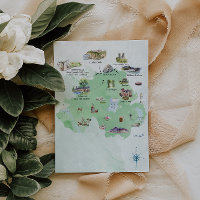 Irlande du Nord | Carte itinéraire de mariage
