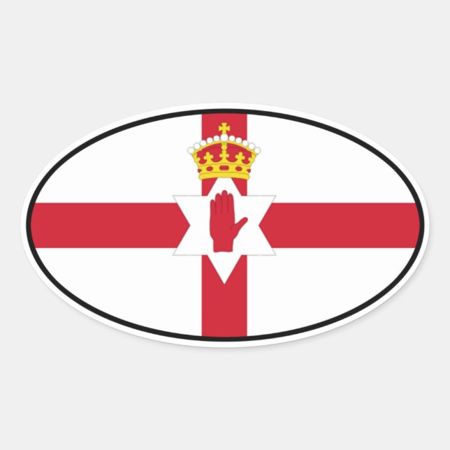 Irlande du Nord Province d'Ulster Sticker (Devant)