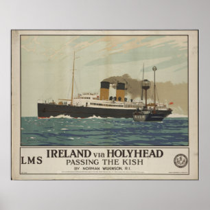 Irlande Poster Vintage voyage et Imprimés rétros