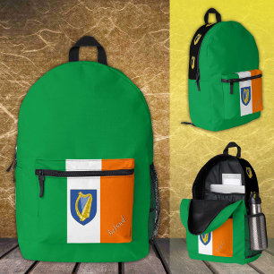 Irlande, sac à dos, drapeau irlandais / patriotiqu