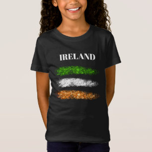 *~* IRLANDE Simple Abstrait Boy Flag T-shirt